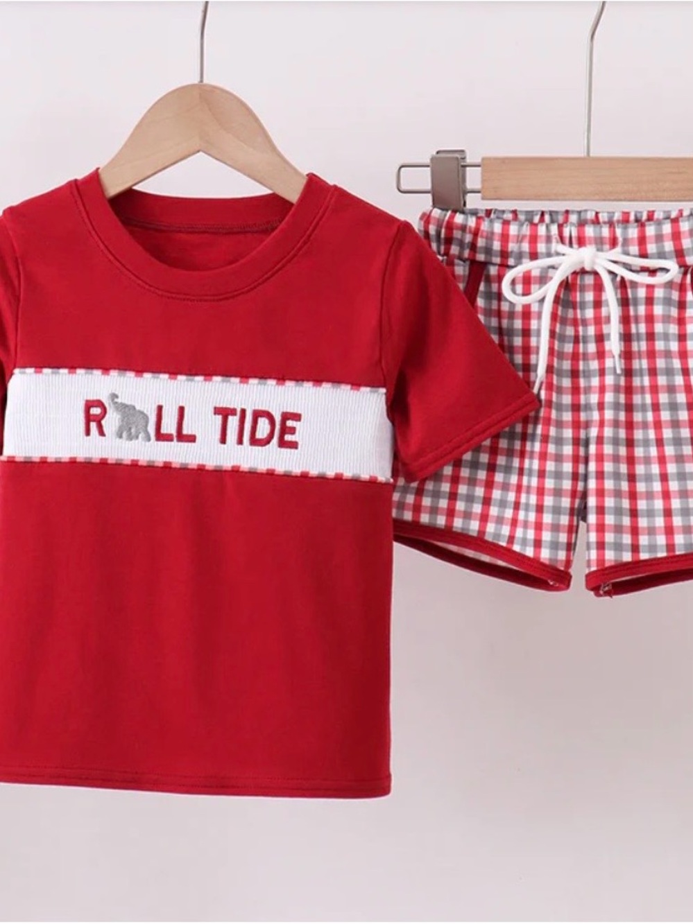 Honeydew USA Red & White 'Roll Tide' Kids Pajama Set